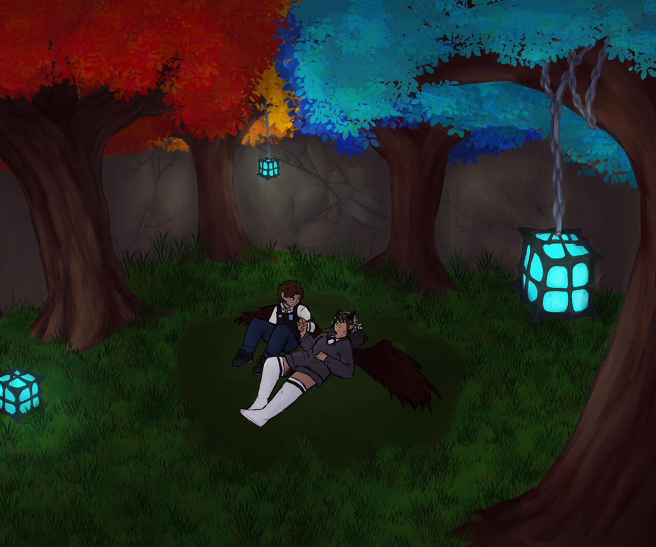 Full body and background Example [Fanart]